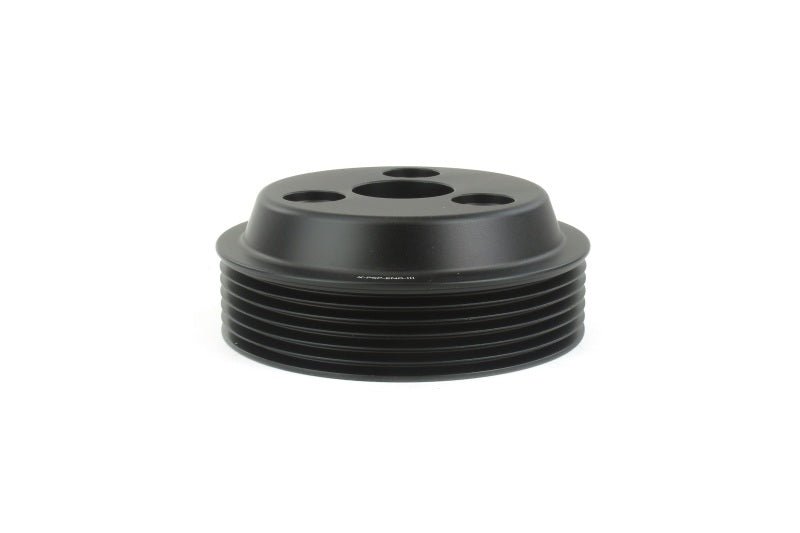 Perrin [22-25 WRX, 19-22 Forester, 20-22 Legacy, 21-22 Crosstrek] Lightweight Water Pump Pulley Black | PSP-ENG-112BK