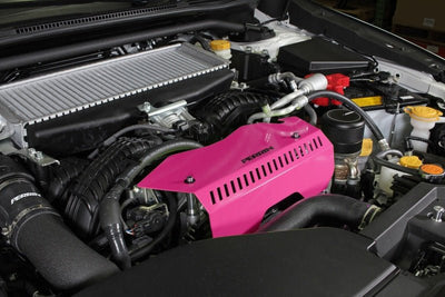 Perrin [22-26 WRX] Pulley Cover - Hyper Pink