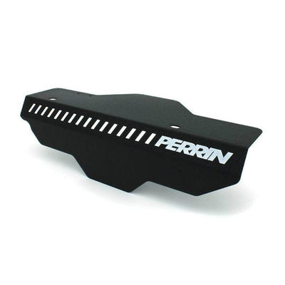 Perrin [02-14 WRX, 04-21 STI] Belt Cover Black - Black/Red/Neon Yellow