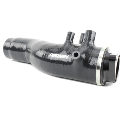 Perrin [15-21 WRX, 14-18 Forester XT] 3in Turbo Inlet Hose w/ Nozzle - Black