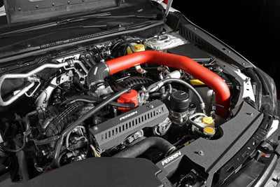 Perrin Performance [22-24 Subaru WRX] Front Mount Intercooler Kit | Red Tubes & Black Core