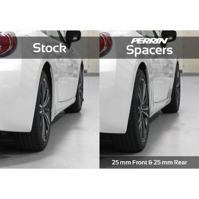 Perrin Subaru 5x100 25mm Wheel Spacers | One Pair | PSP-WHL-026BK