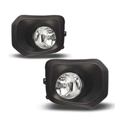 Winjet 2016-23 Toyota Tacoma Fog Light - Clear - Wiring Kit Included