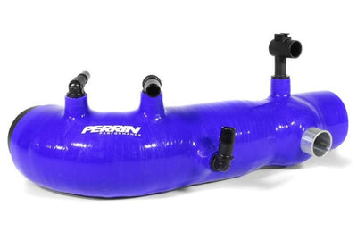 Perrin [02-07 WRX, 04-21 STI, 04-08 FXT] 2.4" Turbo Inlet Hose - Black/Red/Blue