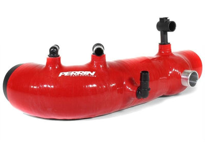 Perrin [02-07 WRX, 04-21 STI, 04-08 FXT] 2.4" Turbo Inlet Hose - Black/Red/Blue