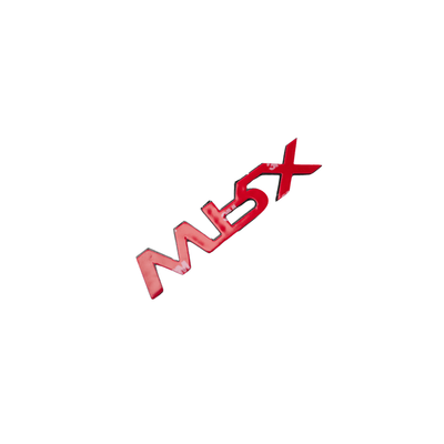 Racing Art WRX Trunk Emblem - Red / Black / Neon Yellow / White [Universal]