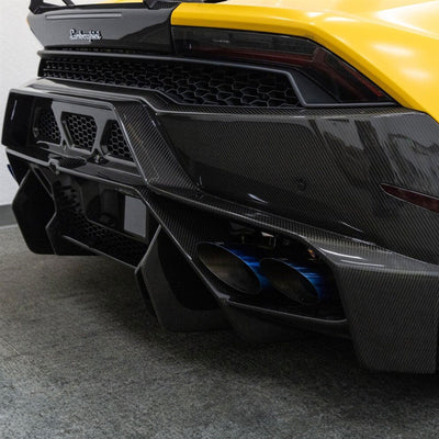 VRS Carbon Fiber Rear Bumper Diffuser for Lamborghini Huracan LP 610 4