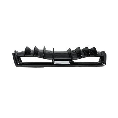 Gloss Black Rear Aggressive Diffuser for Chevrolet Corvette C8 Z51