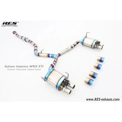 RES x JDMuscle [22-26 WRX] Valvetronic Catback Exhaust MT&CVT