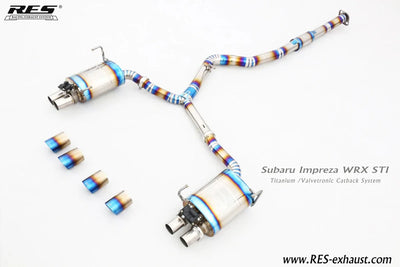 RES x JDMuscle [22-26 WRX] Valvetronic Catback Exhaust MT&CVT