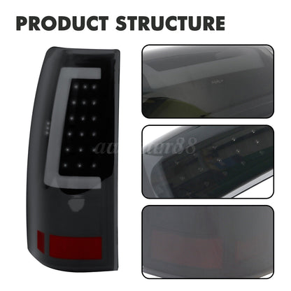 2003-2006 Chevrolet Silverado 1500 LED Tube Smoke Tail Lights