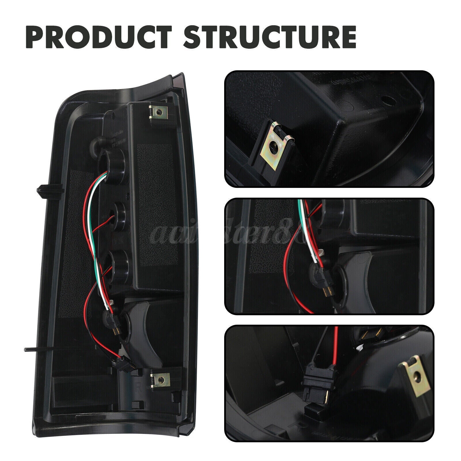 2003-2006 Chevrolet Silverado 1500 LED Tube Smoke Tail Lights