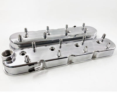 LS Cast Aluminum Tall Valve Covers for LS1 LS2 LS3 LS6 5.3 6.0 Polished