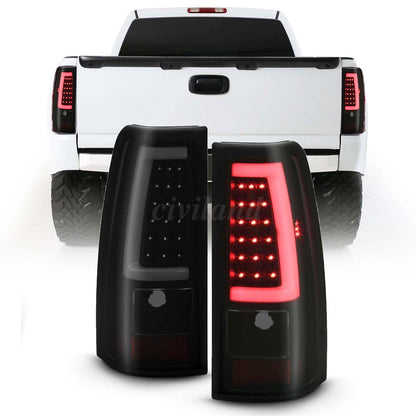 2003-2006 Chevrolet Silverado 1500 LED Tube Smoke Tail Lights
