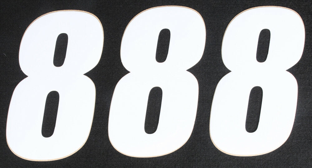 DCOR 45-16-8 6in Number 3/PK White 8