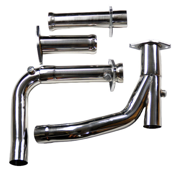 SPDZ1 Long Tube Headers with Y-Pipe | Chevy Silverado / Suburban / Tahoe / GMC Sierra / Yukon (2007–2014) 4.8L / 5.3L / 6.0L / 6.2L – Full Polished Stainless Steel
