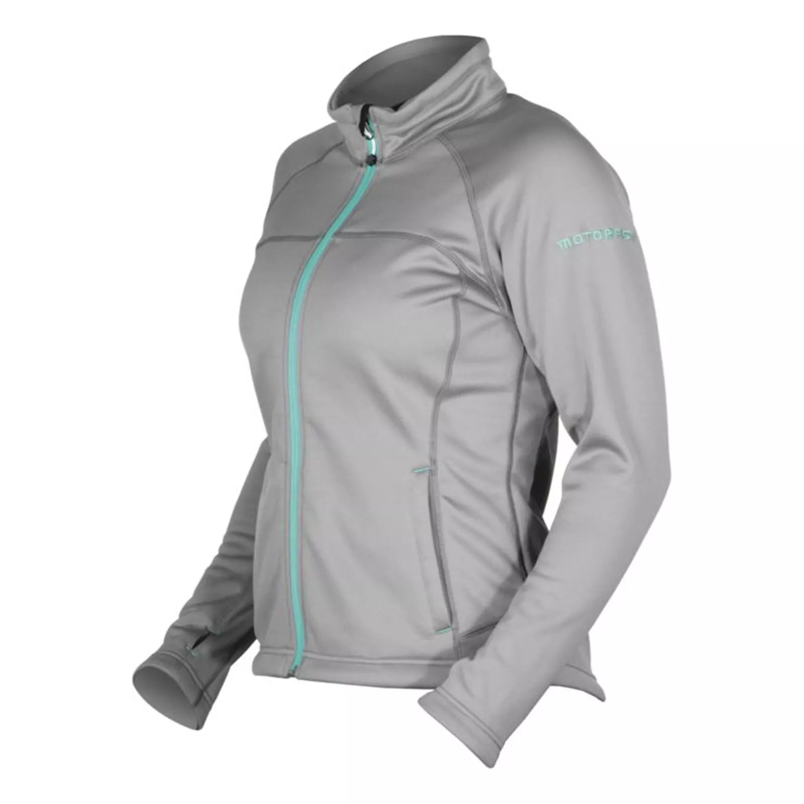 Motorfist Women's Powder Jacket - Grey/Cockatoo - MF19A-J61-GYC-S