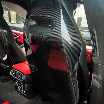 Dry Carbon Fiber Rear Back Seat Cover for Lamborghini Urus