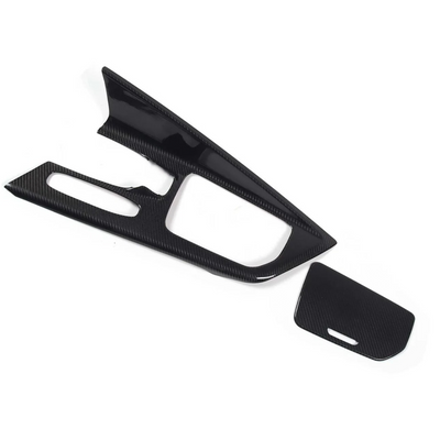Dry Carbon Fiber Center Console Panel Interior Trim for Chevrolet Corvette C8