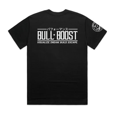 Bull Boost Performance Premium Automotive Cotton Crew Tee Shirts