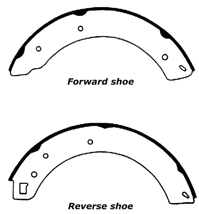 Porterfield Brake Shoes for 1966 SUNBEAM TIGER