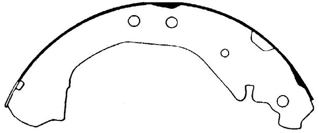 Porterfield Brake Shoes for 1996 GMC YUKON 4WD 2DR 10" Rear Shoe