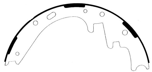 Porterfield Brake Shoes for 2004 FORD F150 4WD Heritage Rear Drum 5 Lug