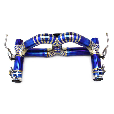 Titanium Straight Exhaust System for Ferrari 488 GTB Spider Pista