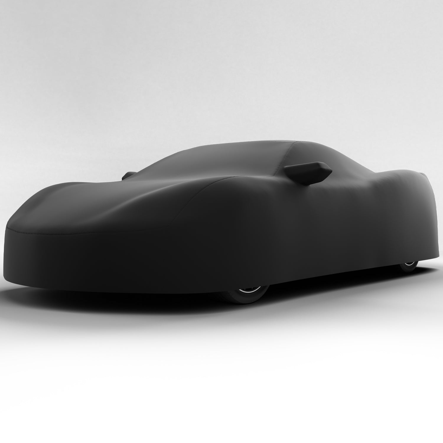 Black Satin BL - Black Car Cover for Chevrolet Corvette ZR1 2026 Convertible 2-Door