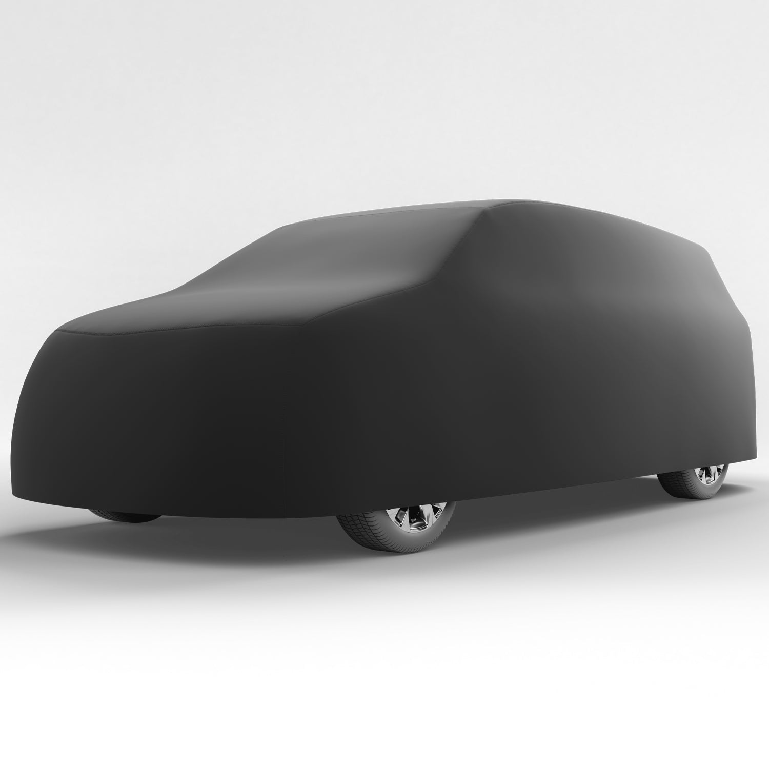Black Satin BL - Black Car Cover for Pontiac Trans Sport 1999 Extended Van