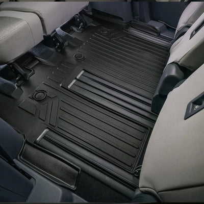 SMARTLINER Custom Fit Floor Liners For 2021-2026 Toyota Sienna with 2nd Row Bucket Seats and Spare Tire