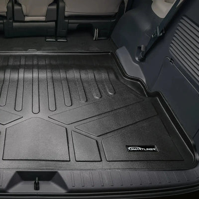 SMARTLINER Custom Fit Floor Liners For 2021-2026 Toyota Sienna with 2nd Row Bucket Seats and Spare Tire