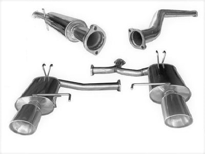Tsudo 2009-2014 Acura TSX Dual SP2 2.75in Catback Exhaust