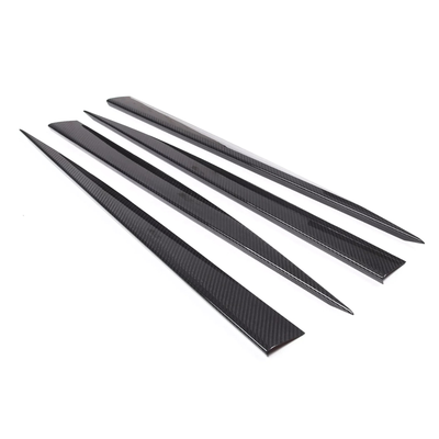 Carbon Fiber Side Skirt Trim Strip for Chevrolet Corvette C8 Stingray Coupe