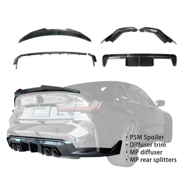 Full Dry Carbon Fiber Rear Diffuser Kit for BMW G80 M3 G82 G83 M4