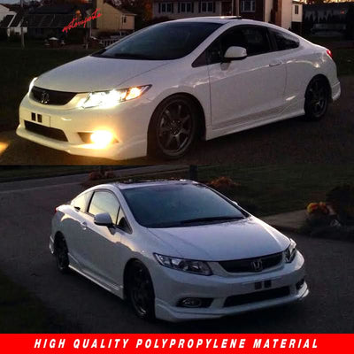 2012-2013Â Honda Civic 2Dr Front Bumper MD Lip Conversion Foglight PP