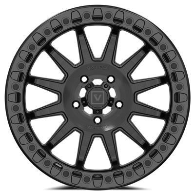 V09 Beadlock UTV Wheel Brushed Charcoal