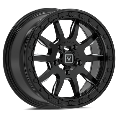 V15 Beadlock UTV Wheel Satin Black