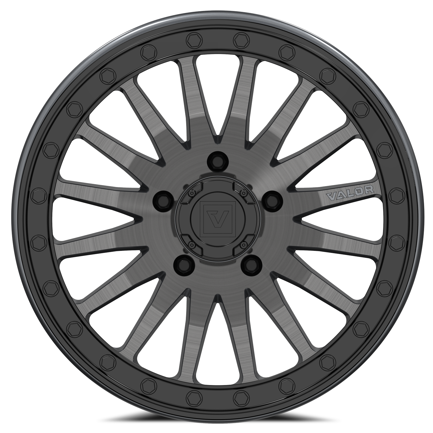 V06 Beadlock UTV Wheel Brushed Gunmetal