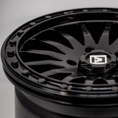V06 Beadlock UTV Wheel Satin Black