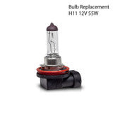 Winjet 2016-23 Toyota Tacoma Fog Light - Clear - Wiring Kit Included
