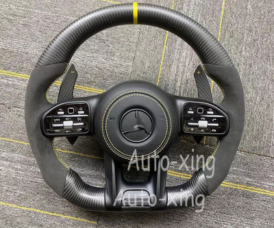 Mercedes-Benz 2020+ AMG Performance Style Customizable Steering Wheel (Fits 2010+ All Models)